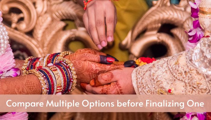 Compare Multiple Options before Finalizing One
