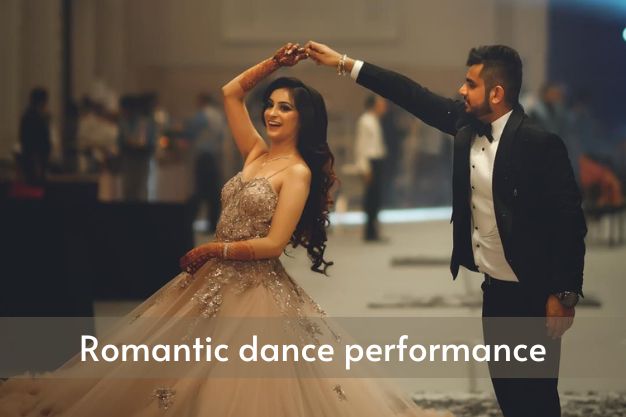 Romantic dance performance