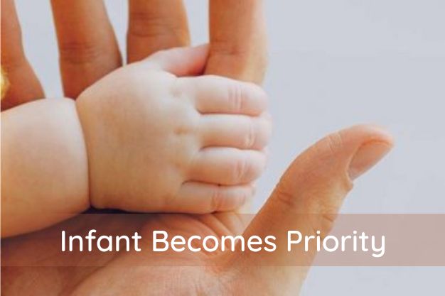 Infant Becomes Priority