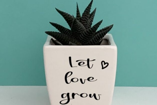  Let love grow with pretty planters